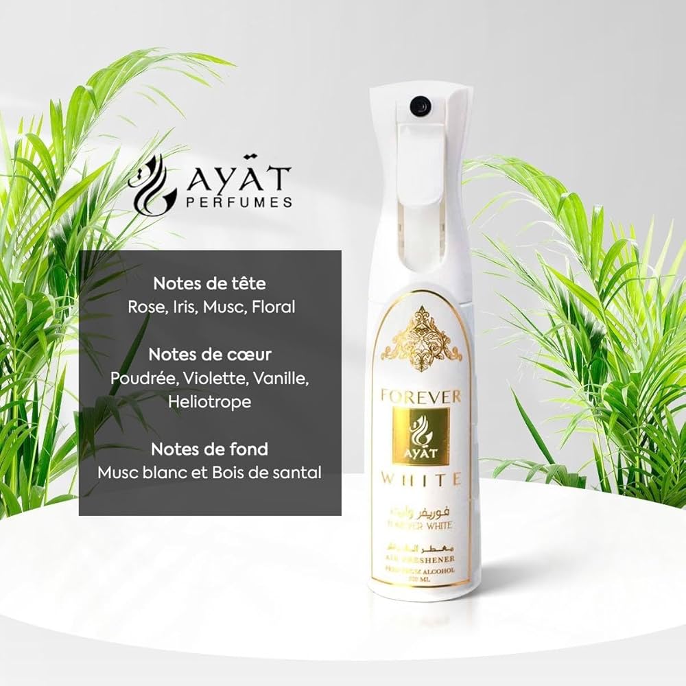 Désodorisant Forever White – Ayat Perfumes – 320ml