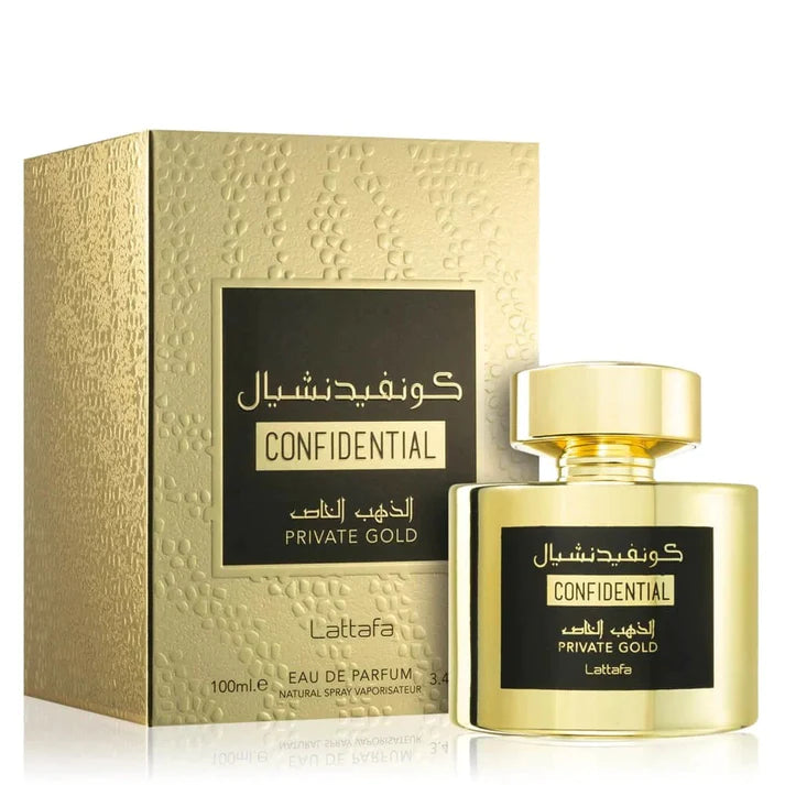 Lattafa Confidental Private Gold 100ml ((inspiration: Kirke Tiziano Terenzi)