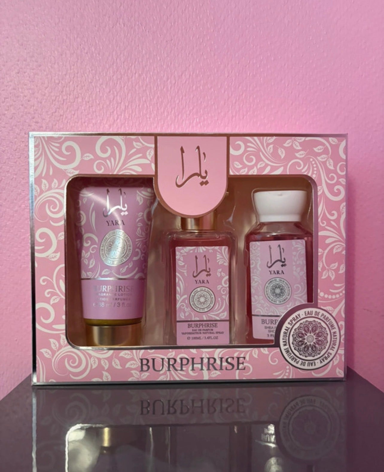 Coffret Yara rose 100ML