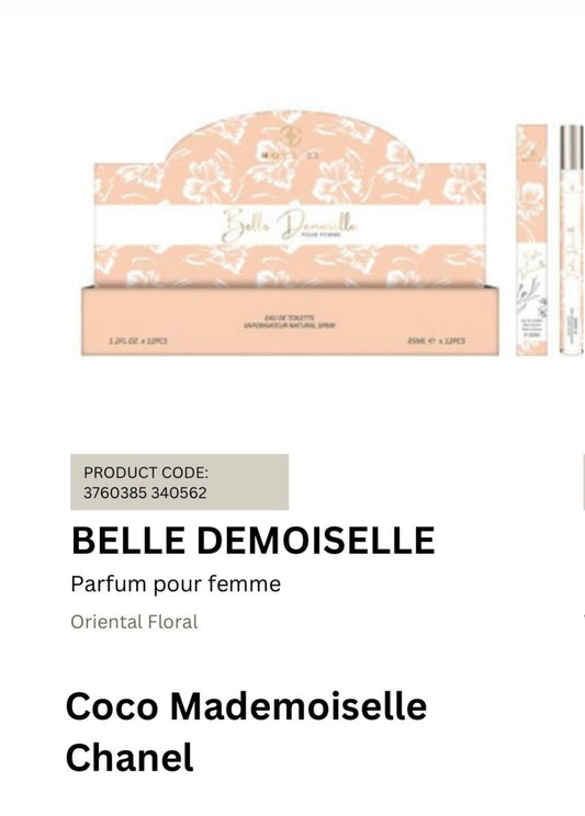 BELLE DEMOISEILLE(inspiration coco mademoiselle Chanel)