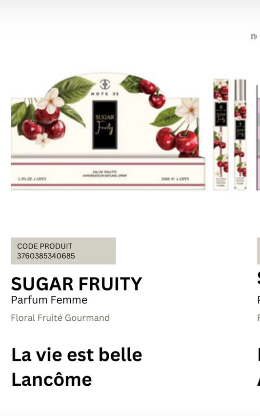 SUGAR FRUITY(inspiration La vie est belle Lancôme)