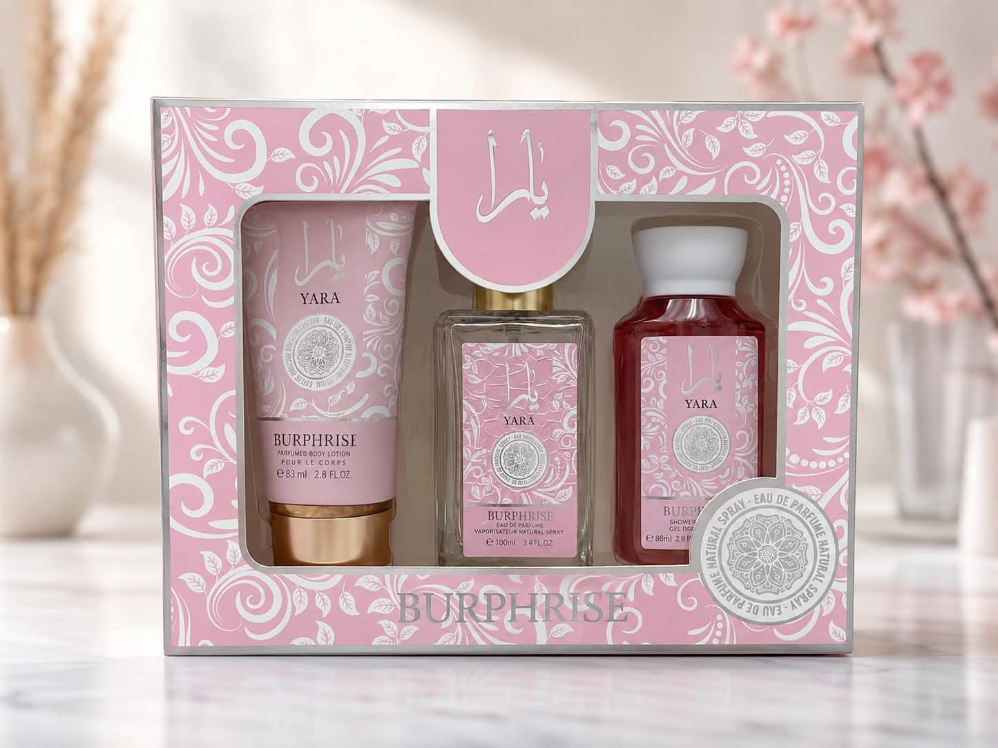 Coffret Yara rose 100ML