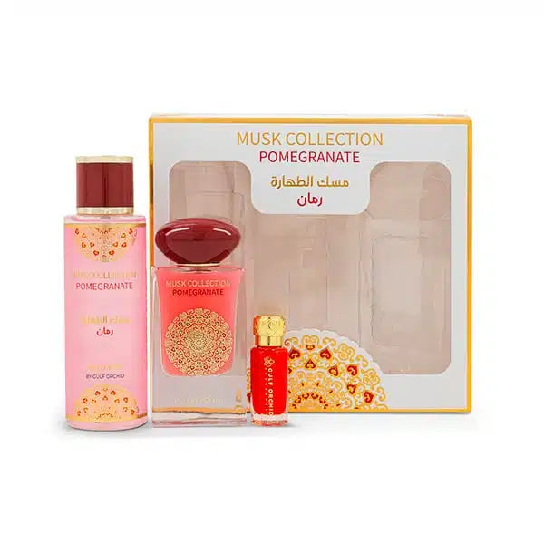 Coffret tGulf Orchid - PomeGranate Musk Tahara 60ML+250ML+12ML Coffret cadeau